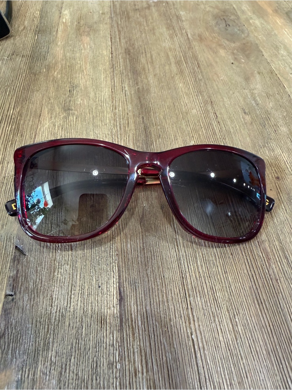 Vintage Dolce & Gabbana Red Square Sunglasses - Stylish UV Shades - Picture 6 of 10